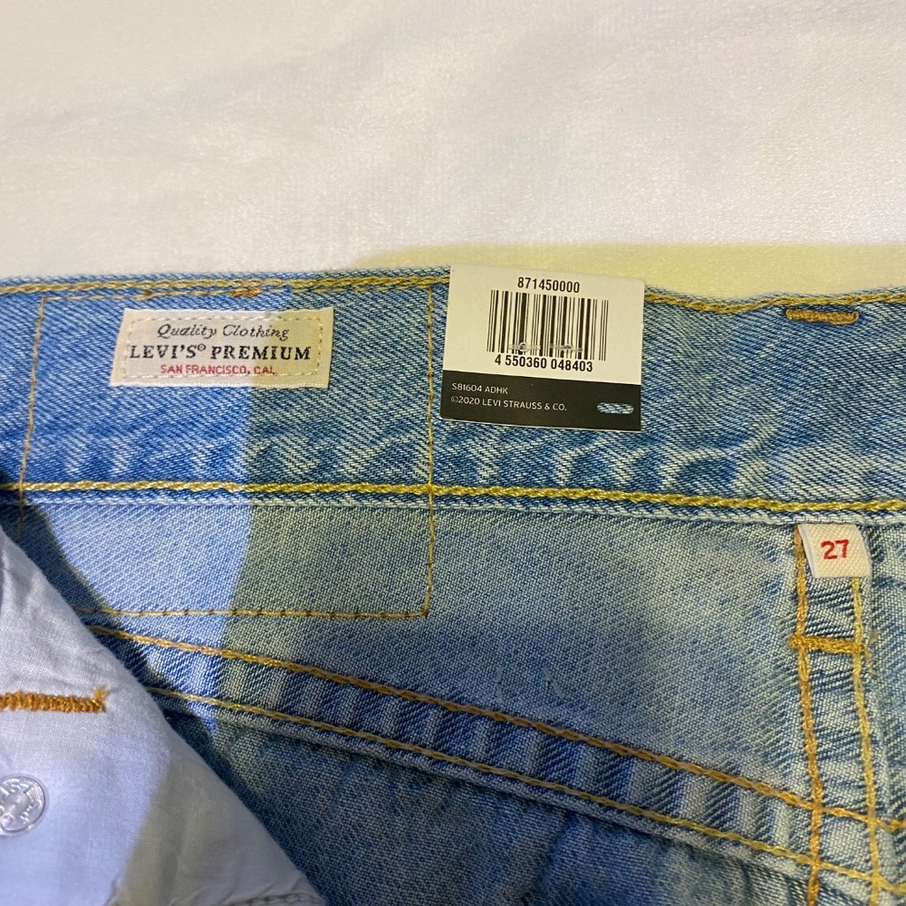 Levi's Premium Type 1 Jeans Skirt - size 27 - Picture 10 of 15